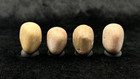 Ancient Sassanian Old Beautiful Lime Genuine Stone Seal Intaglio Stamp 4 Beads