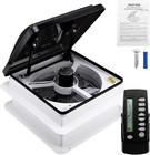 Pafessa Usa 14  Rv Roof Vent Fan With Rain   Temperature Systems Wremote Control