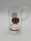 Bacardi Heavy Duty Plastic Pitcher 8-3 4    Tall   Black   Red Bat