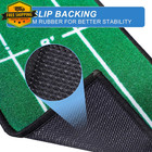 Golf Putting Mat Indoor Practice Green Portable Anti Slip Training Aid