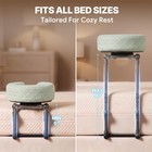 Massage Headrest For Bed  Easy-install Adjustable Household Green