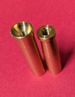 Brass Ramrod Tips One For Loading One For Cleaning Solid Brass For 3 8  Ramrod  