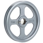 Cast Iron 10 25  2 Groove Dual Belt A Section 4l Pulley W  1-1 8  Sheave Bushing