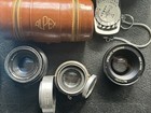Misc Lot Of Camera Lenses   Attachments - 12 Items Total - Carl Zeiss  Rokunar 