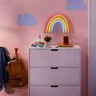 Pillowfort Rainbow Neon Kids  Wall Decor Art Hanging Accent Mounted Etl Listed