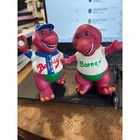 Vintage Barney   Baby Bop Figures Lot 1992 Lyons Baseball Barney