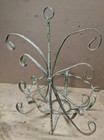 Antique Metal Wall Hanging Planter Plant Basket 15 Made In Mexico