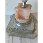 Abco Light Up Vintage Ashtray As Is Glass Metal Unique