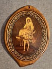 Grand Tour Souvenir Antique Sorrento Ware Italy Marquetry Madonna Mary Donkey