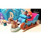 Fisher Price Little People Disney Frozen Elsa   s Ice Palace Castle Sleigh Figures