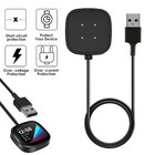 2pcs Wireless Charger For Fitbit Sense 2 Versa 4 3 Watch Usb Fast Charging Dock