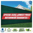 Fence Privacy Screen 8x50 Ft Green 170 Gsm Heavy Duty Uv Treated Hdpe Mesh