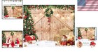 Vibrant 10ft X 8ft Christmas Backdrop - Perfect For Capturing Holiday Memories
