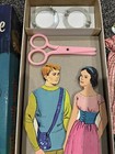 Vintage 1967 Disney   s Snow White And The Prince Magic Paper Dolls In Box Whitman