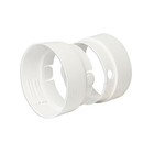 Dc4zw 4in   Dundas Jafine White Dryer Lint Duct Connector