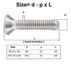 10pcs M8x10mm Flat Head Socket Cap Screws Countersunk Bolts  Allen Socket Dri   