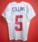 Ny Giants Vintage Kerry Collins Signed Authentic Game Worn Pregame Jersey  5