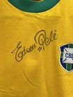 Pele Signed Full Name Vintage Cbd Brazil World Cup Jersey  10 Edson Auto Psa Coa