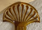 Art Deco 1920s Amber Celluloid Lucite Victorian Hair Comb