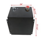 Hydraulic Reservoir Fuel Tank 25 Gal Steel With Filter   Temp Gauge Steel