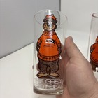6 Vintage 1970 s A w Root Beer  the Great Root Bear  Glasses 16oz Collectable -