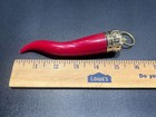 Large Italian Horn Keychain Italian Cornicello