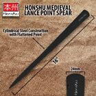 Honshu Medieval Lance Point Spear W mounting Holes For Standard Sized Broom Pole