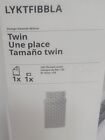 New Ikea Lyktfibbla Twin Duvet Cover With Pillowcase White Gray Hearts Bed Set