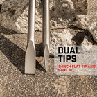 Xtremepowerus 2pcs Replacement Jack Hammer Point Chisel Demolition Bit 1-1 8 