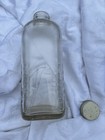 Vintage Glass Water Bottle For Refrigerator With Screw Top Lid