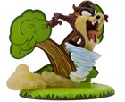 Looney Tunes Taz 4 7  Pvc Figure Statue W  Diorama Base Abystyle - Brand New