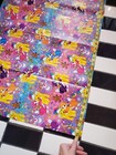 Vintage Lisa Frank Christmas Wrapping Paper Double Sided Authentic 90s Golden   