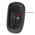 2 4ghz Wireless Cordless Optical Mouse Mice Usb Receiver For Pc Laptop Black