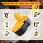 2pack 18 Volt For Dewalt 18v 7 0ah Battery  dual Charger Dc9096 Dc9099 Dc9096-2