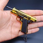 1911 Keychain metal Gun Keychain Mini Pistol Keychain For Man son collector