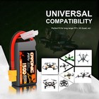 2x Ovonic 11 1v 120c 3s 1500mah Lipo Battery Xt60 For Drone Fpv Quad Crawler
