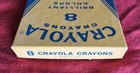 Vintage Crayola No 38 8 Count Crayons Complete Box Mcm Binney Smith Usa Great 