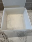 Vtg Tupperware Large Square Keeper 12x12x5  166 Container  223 Lid Tupper Seal