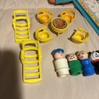 Vintage 1970s Fisher Price Little People Play Family A Frame House  990