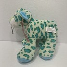 Animal Alley Cheetah Leopard Green Blue Plush 2009 Spots 8    Toys R Us Nwt