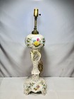 Antique Late 19th Dresden Carl Thieme Germany Porcelain Lamp