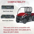 Bench Seat Cover Waterproof For Kawasaki Mule 600 610 2005-2016   Mule Sx 17-23