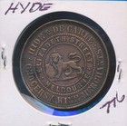 Australia - 1  Penny - 1858 - Hyde - Rare Token  - 776 -  4562