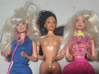 Lot Of 1966 Twist And Turn Body W bendable Legs Barbie Dolls - African  Blondes