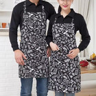 2 Pack Adjustable Bib Aprons W  2 Pockets Cotton Cooking Apron For Women   Men
