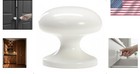 Universal Fit 4-pack White Knobs - Heavy-duty Zinc Cabinet Pulls  1 5  Size 