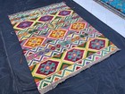 4x6 Ft Geometric Afghan Modern Chobi Rug Oriental Turkmen Veg Dyes Wool Area Rug