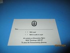 U s s  Ticonderoga  cg47  Decommissioning Invitation Card June 02 04 Original