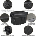 Dog Bike Basket Carrier Soft-sided Pet Travel Bag With Safety Strap Up To 15lbs