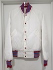 Red White Blue Wyoming Centennial 1890-1990 Jacket Promo Vintage J l Sports L